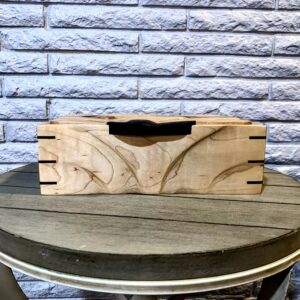 Sculpted Keepsake Box with Maple and Wenge