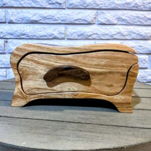 Ash & Walnut Bandsaw Box with Single Drawer #2